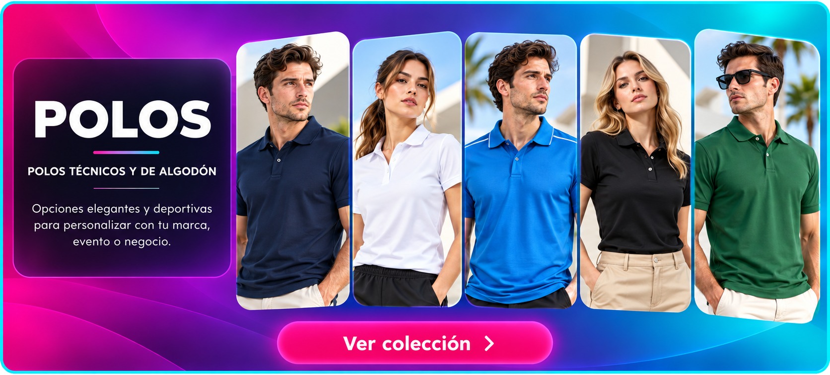 Polos para personalizar