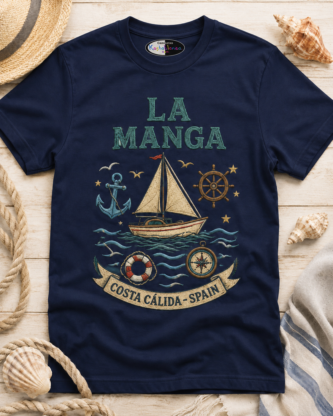 Mockup camiseta souvenir La Manga