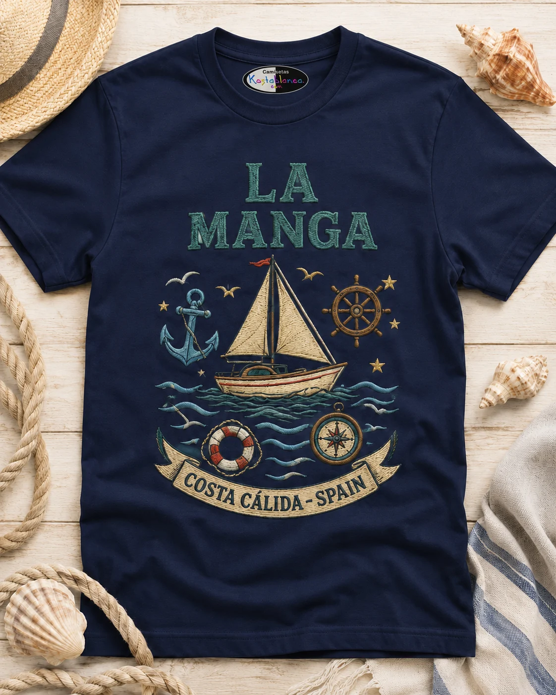 diseño camiseta souvenir La Manga