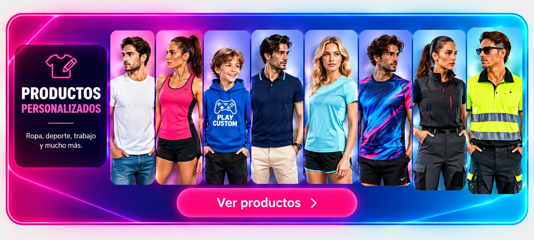 Productos personalizados Kostablanca: camisetas, ropa deportiva, infantil y ropa laboral